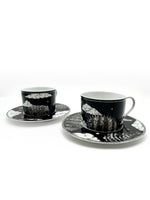 Montgolfiers night tea cups 2 set