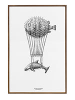 Montgolfiers Orca Fine art print