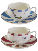 Searcus Seahorse-Turtle tea cups 2 set