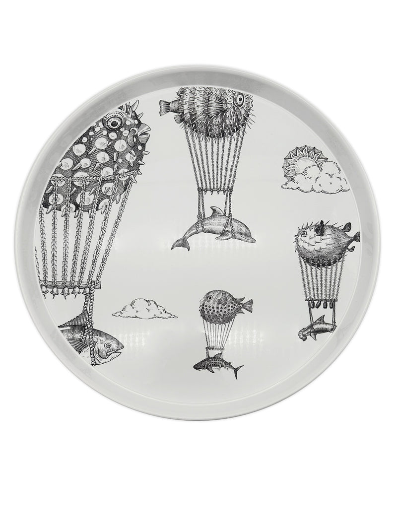 Montgolfier tray by day