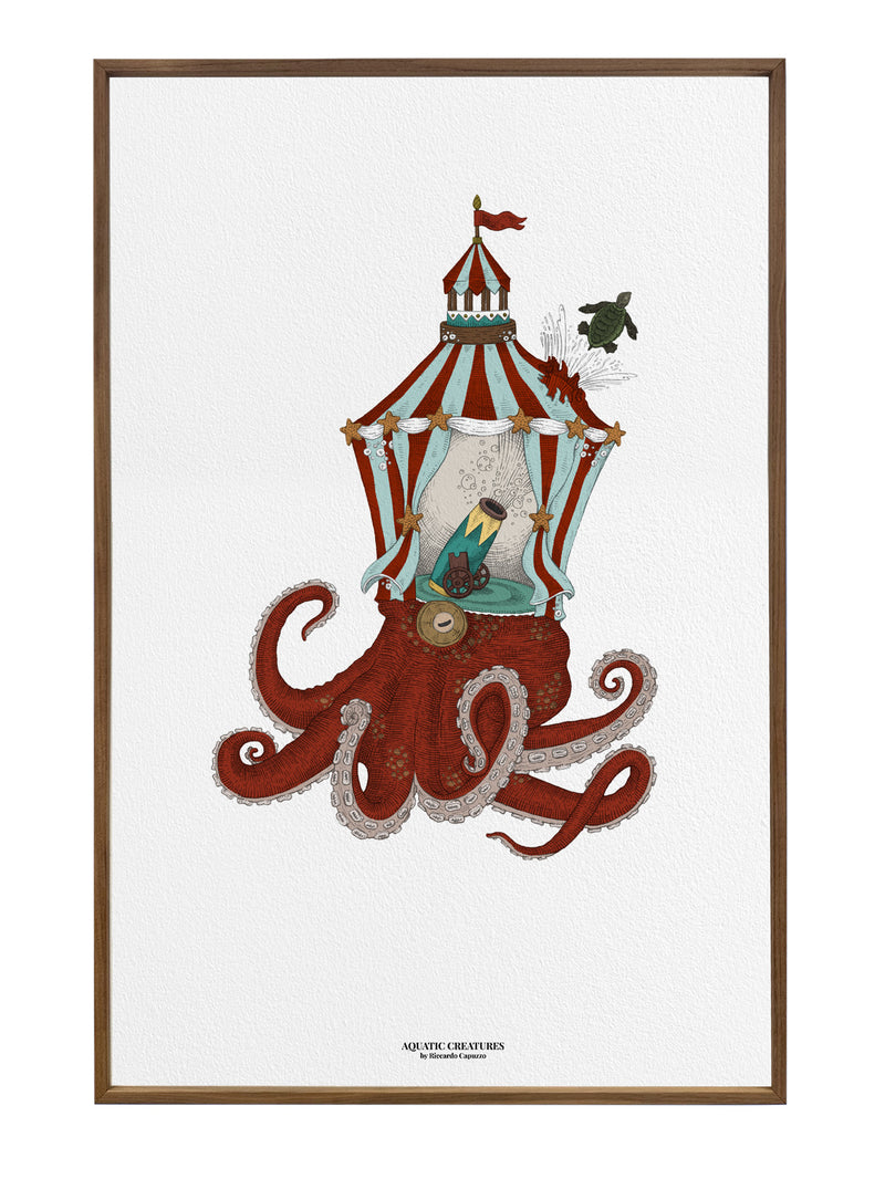 Searcus Octopus Fine art print